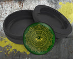 Golden All-Seeing Eye Snus Storage Case Bottle Opener