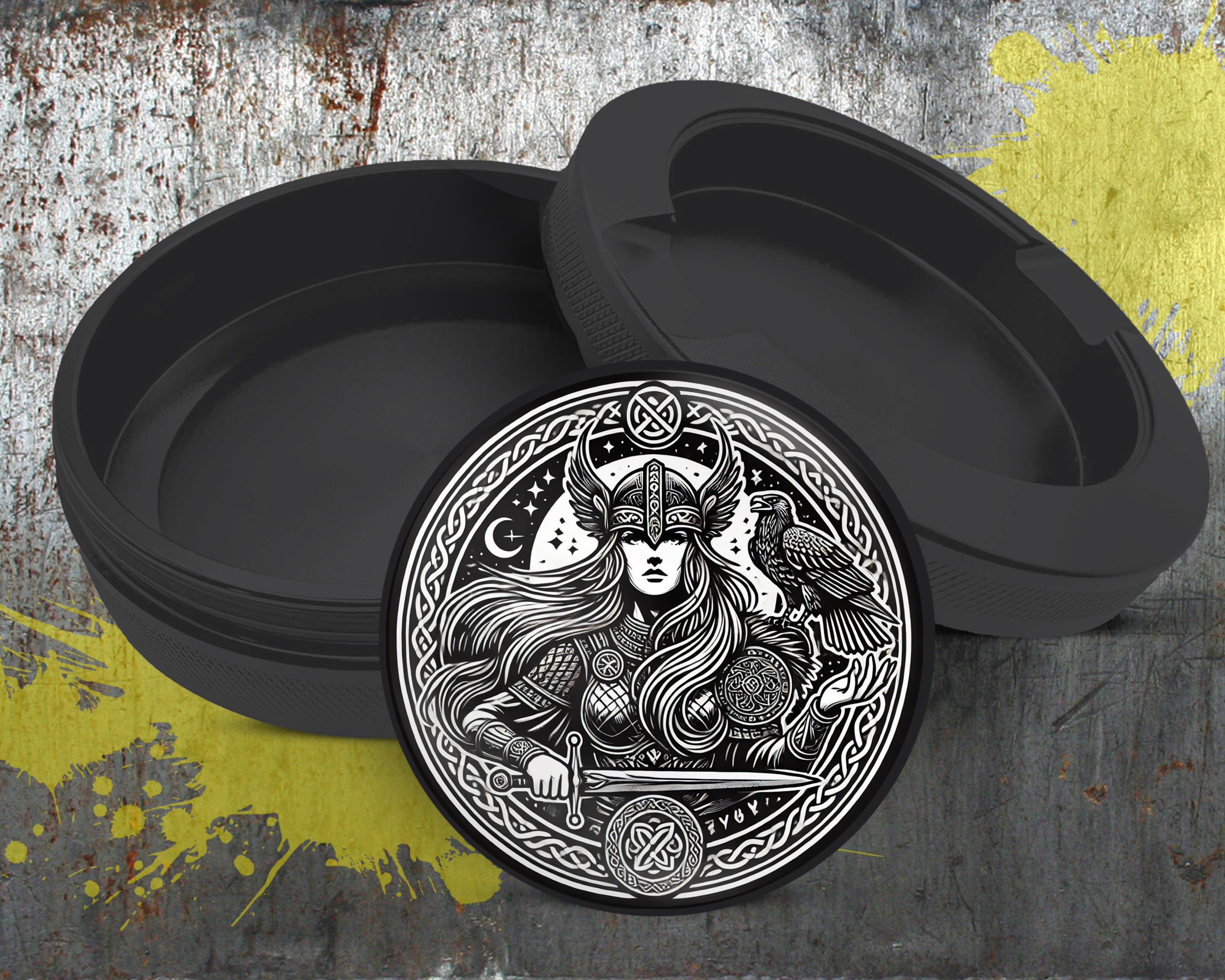 Freya Norse Goddess Snus Storage Case Bottle Opener