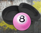 Soft Pink 8 Ball Retro Vibe Pool Hall Style Snus Storage Case Bottle Opener