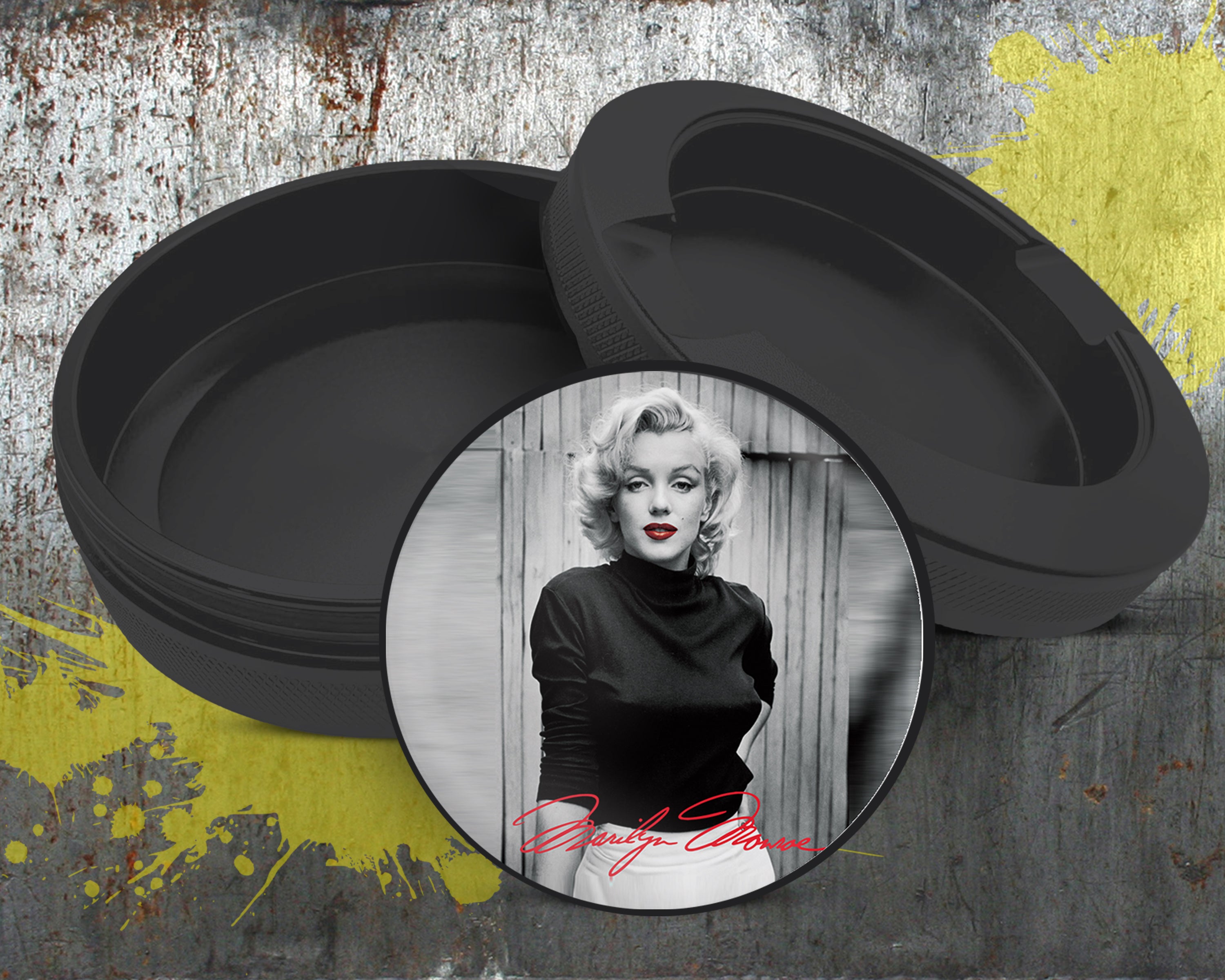Marilyn Monroe Signature Snus Storage Case Bottle Opener
