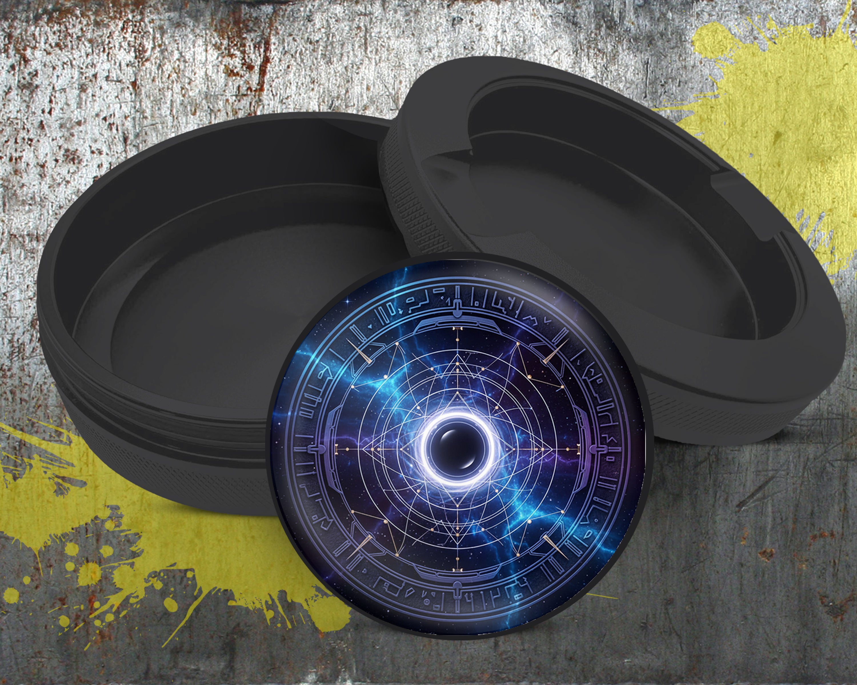 Galactic Portal Star Map Snus Storage Case Bottle Opener