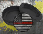 Thin Red Line - Support Firefighters Flag Snus Storage Case Bottle Opener