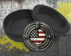 American Flag Snus Storage Case Bottle Opener