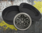 Runic Serpents Norse Sigil Snus Storage Case Bottle Opener