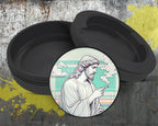 Jesus With Cig Vaporwave Snus Storage Case Bottle Opener
