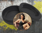 Sultry Vintage Glamour Muse Snus Storage Case Bottle Opener