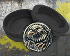 American Eagle Power Snus Storage Case Bottle Opener