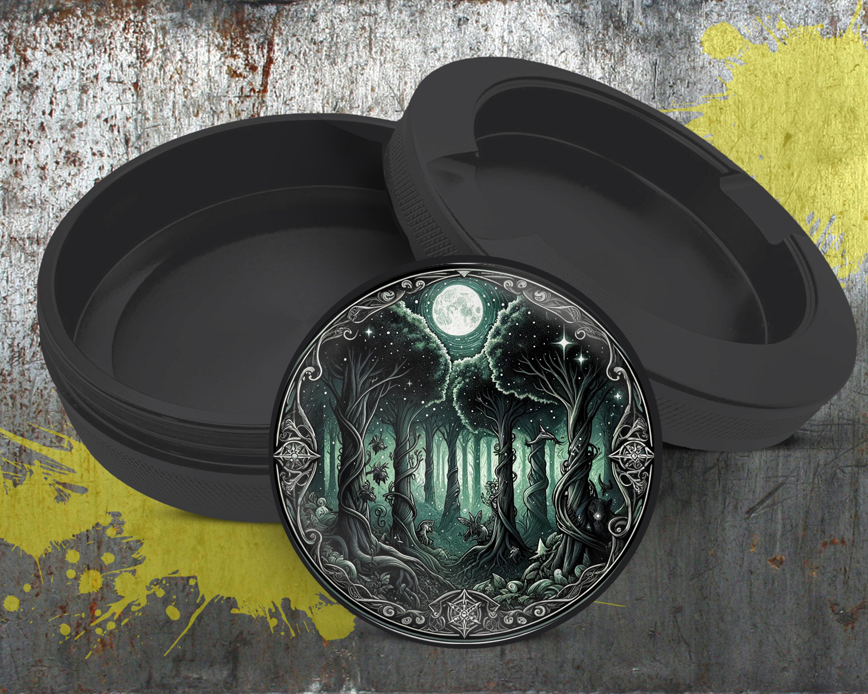 Enchanting Forest Snus Storage Case Bottle Opener