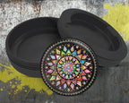 Mandala Trippy  Snus Storage Case Bottle Opener