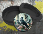 Psychedelic Ravens Goblincore Snus Storage Case Bottle Opener