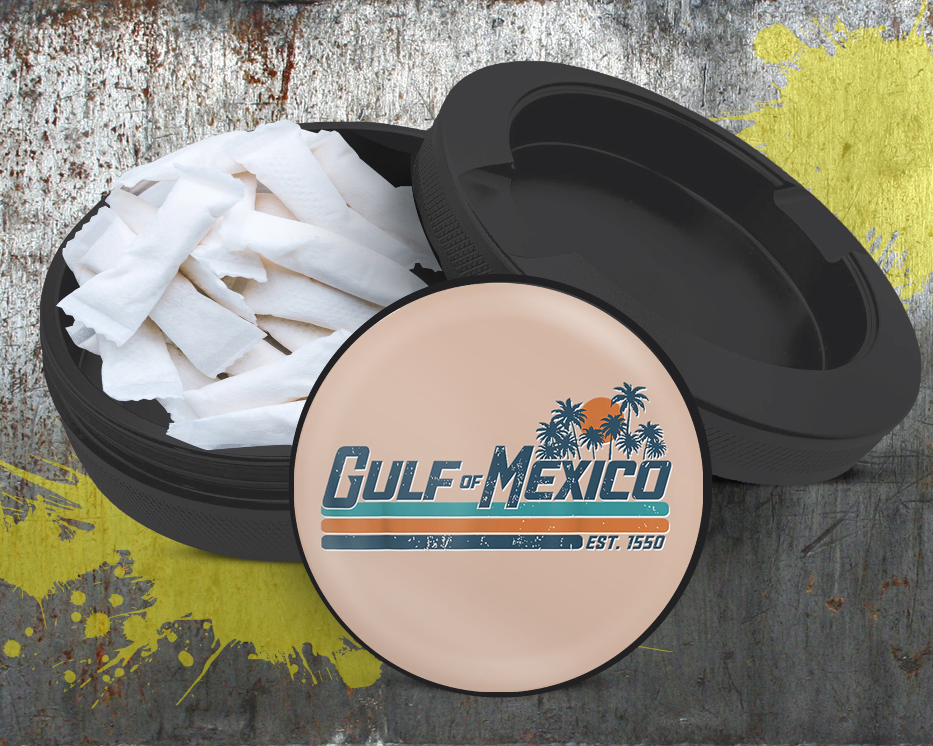Gulf Of Mexico Snus Storage Case Bottle Opener