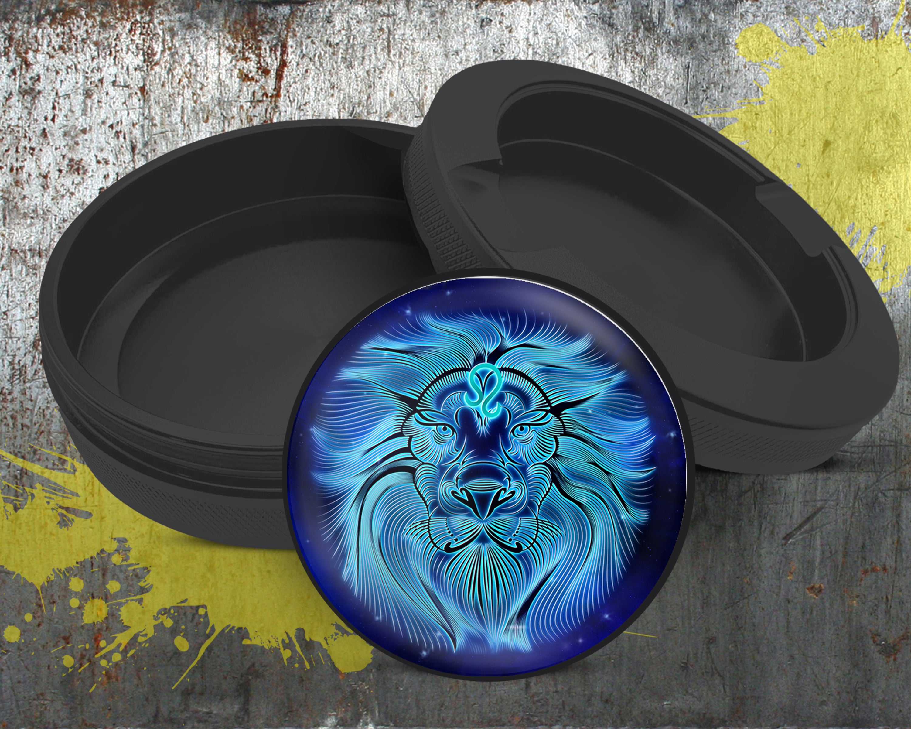 Leo Zodiac Astrology Snus Storage Case Bottle Opener