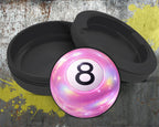 Pink Magic 8 Ball Digital Pop Art Snus Storage Case Bottle Opener