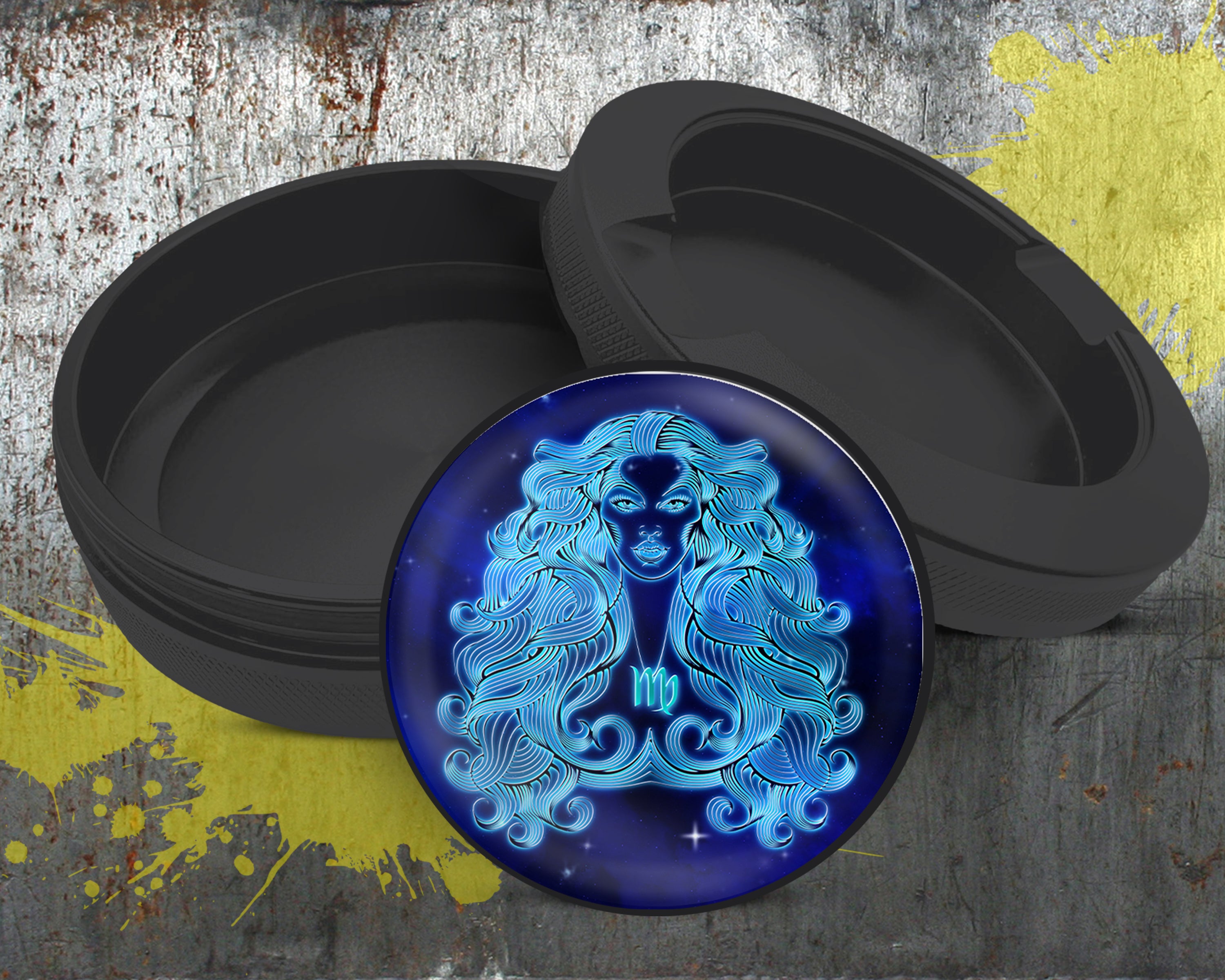 Virgo Zodiac Sign Snus Storage Case Bottle Opener