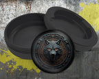 Runic Dire Wolf Emblem Snus Storage Case Bottle Opener