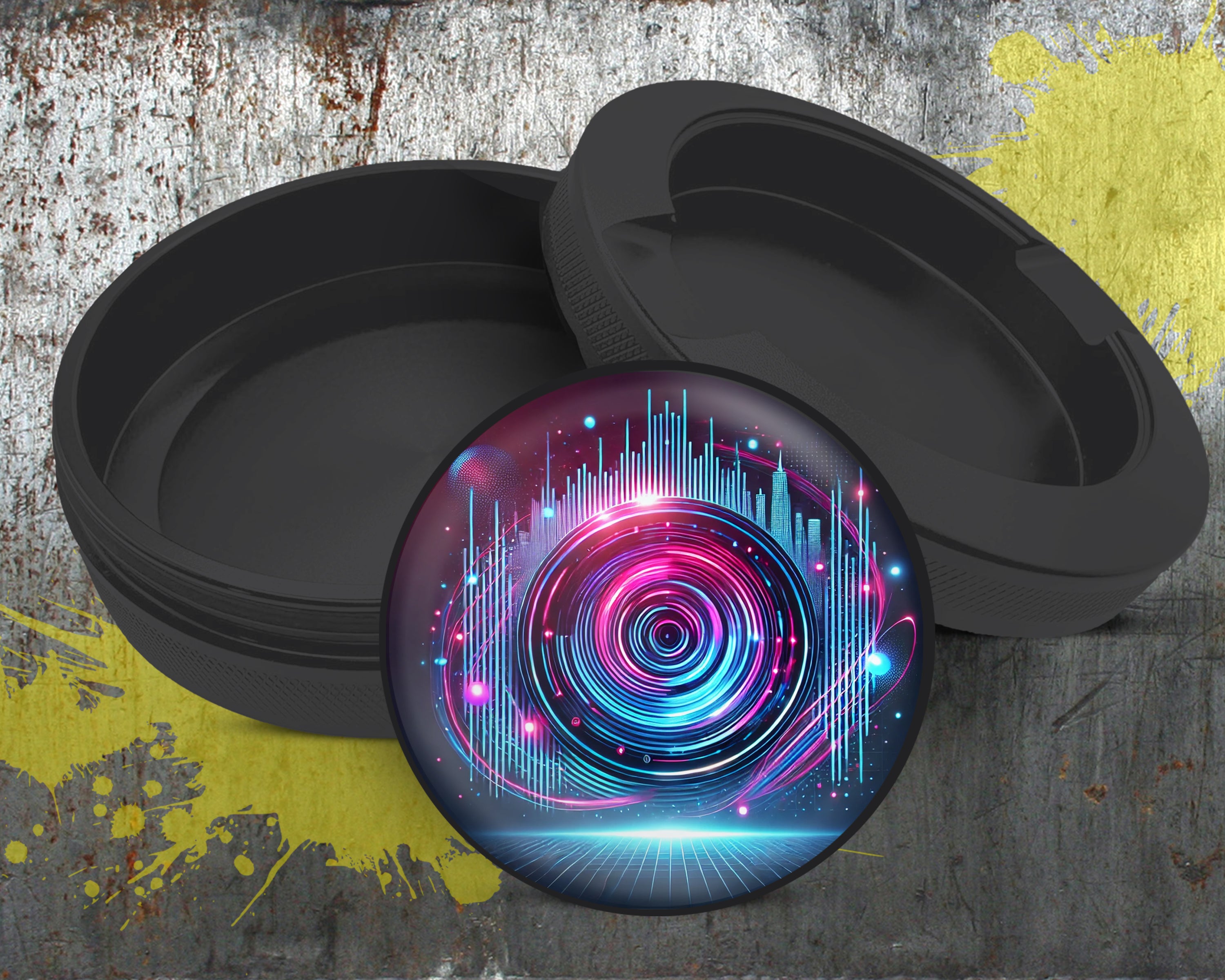 Neon Lights Snus Storage Case Bottle Opener
