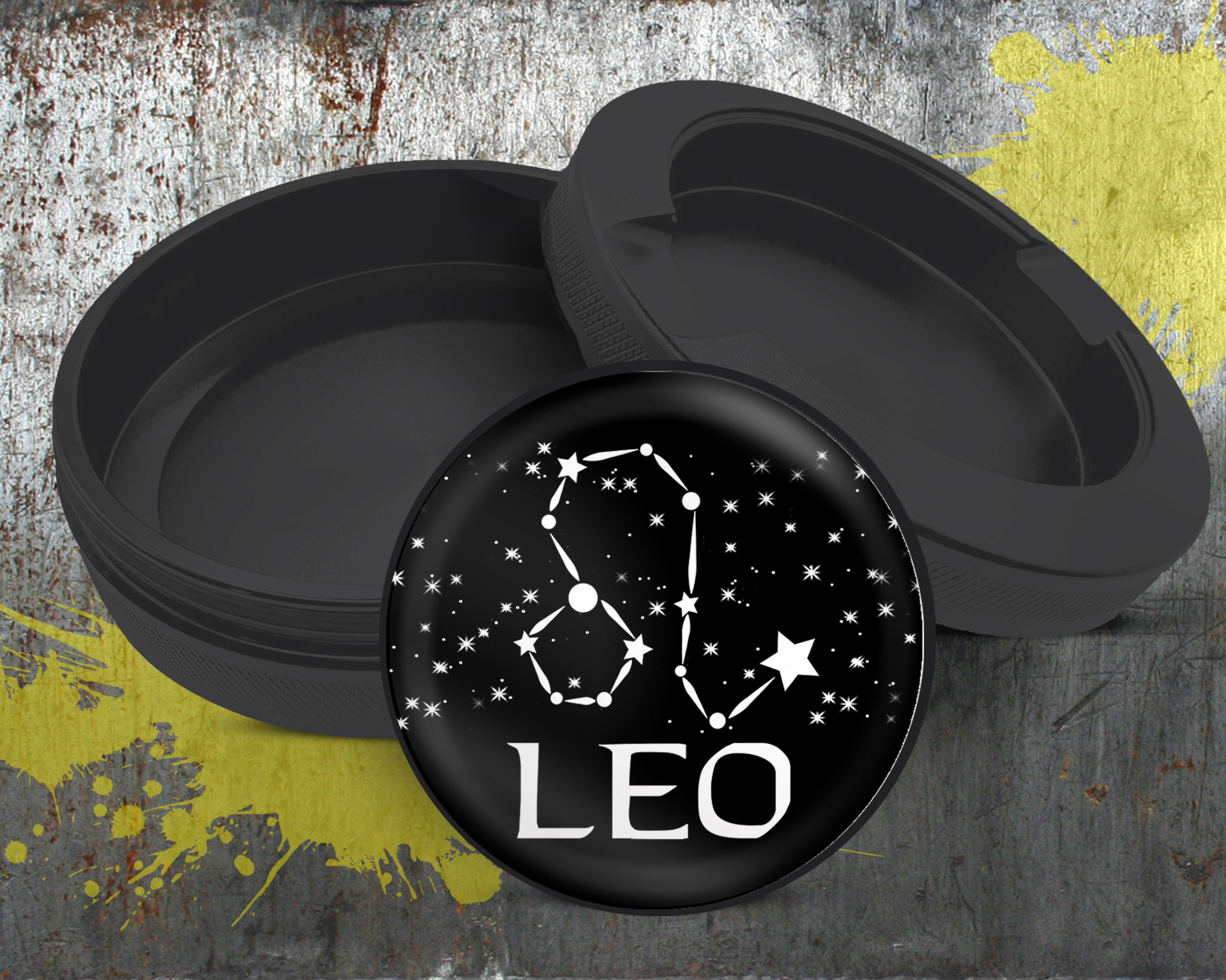 Leo, the Lion Zodiac Birth Sign Snus Storage Case Bottle Opener