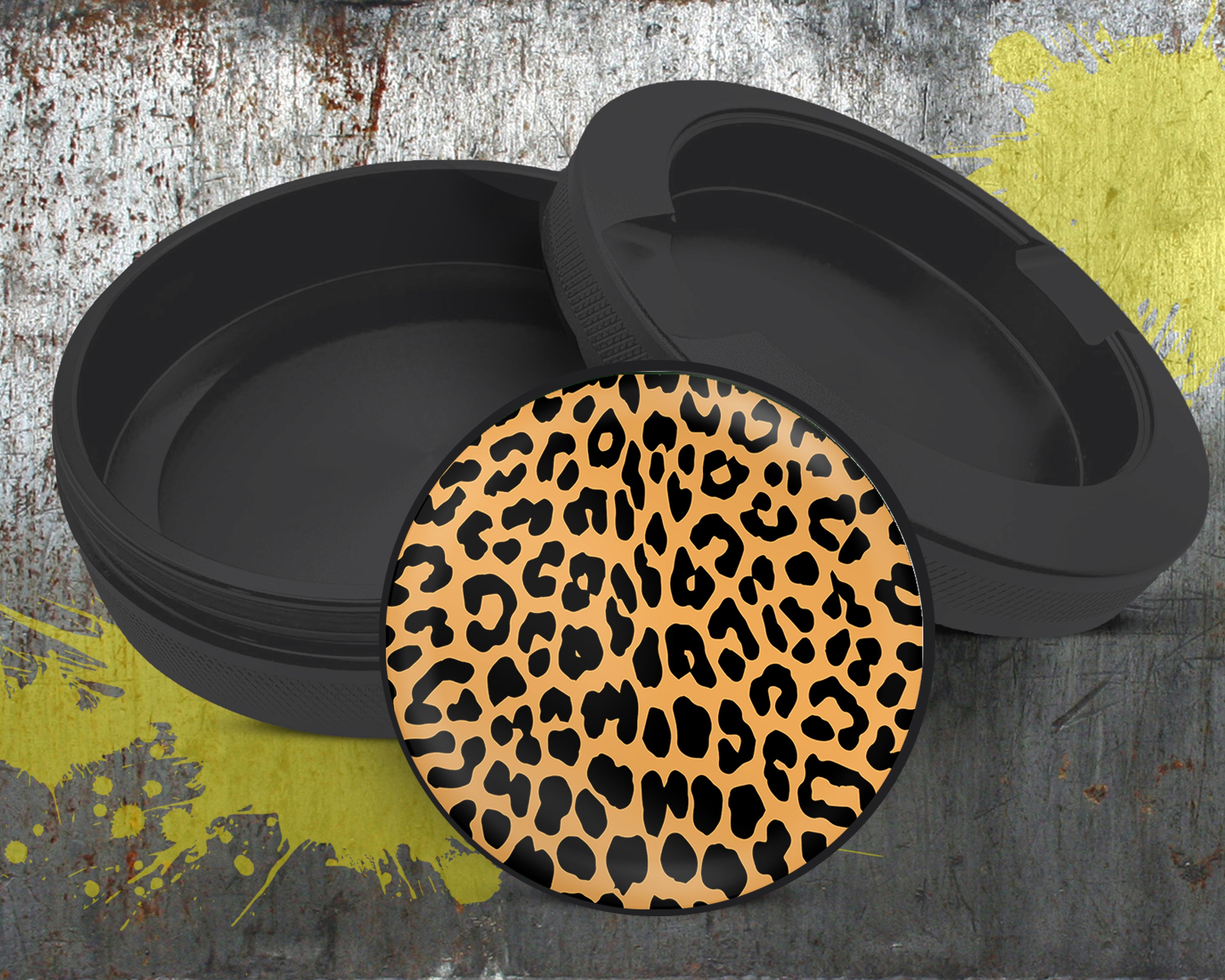 Leopard Print Snus Storage Case Bottle Opener