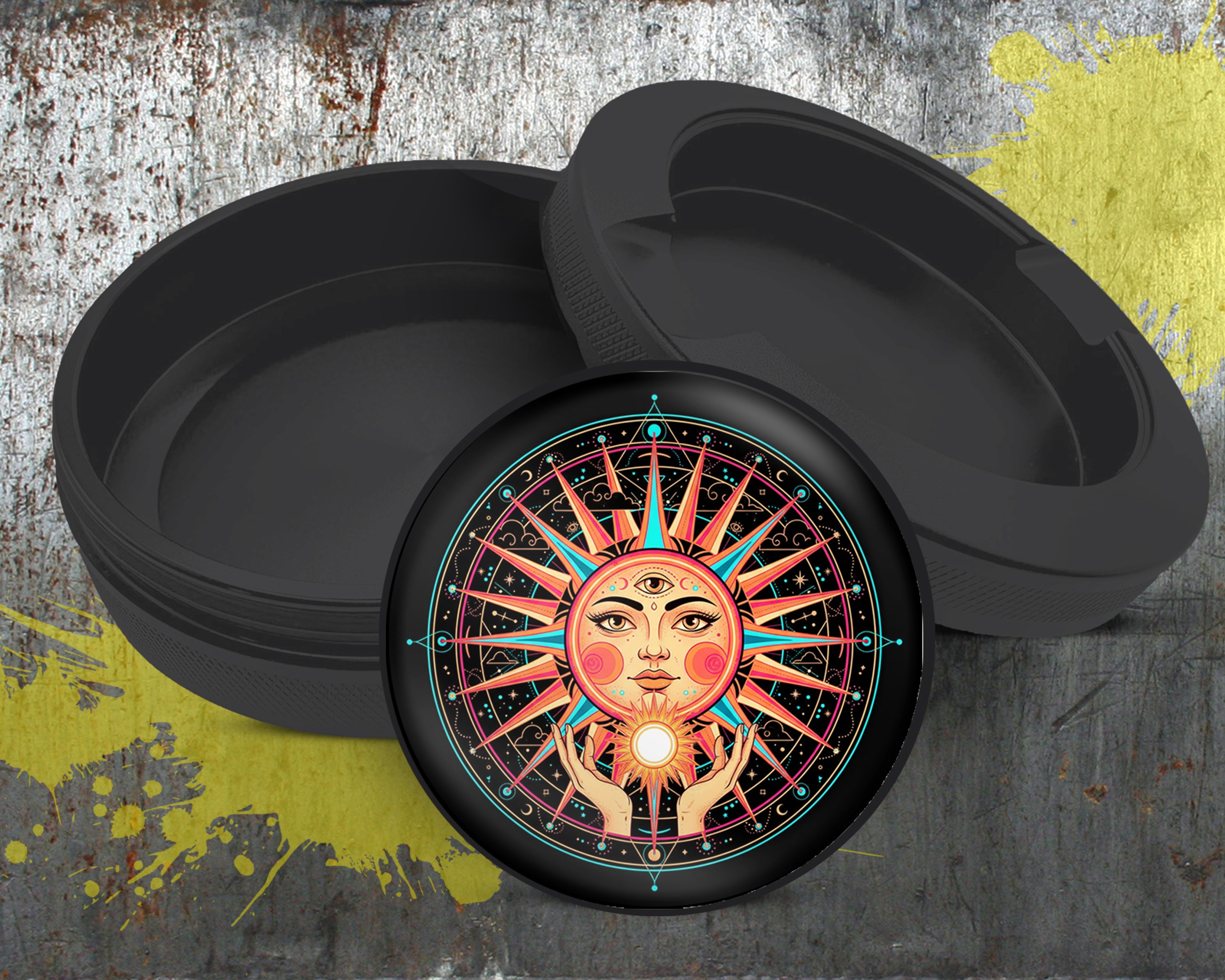 Third Eye Solar Goddess Snus Storage Case Bottle Opener