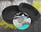 Japanese Style Traditional Landscape Sakura Snus Storage Case Bottle Opener