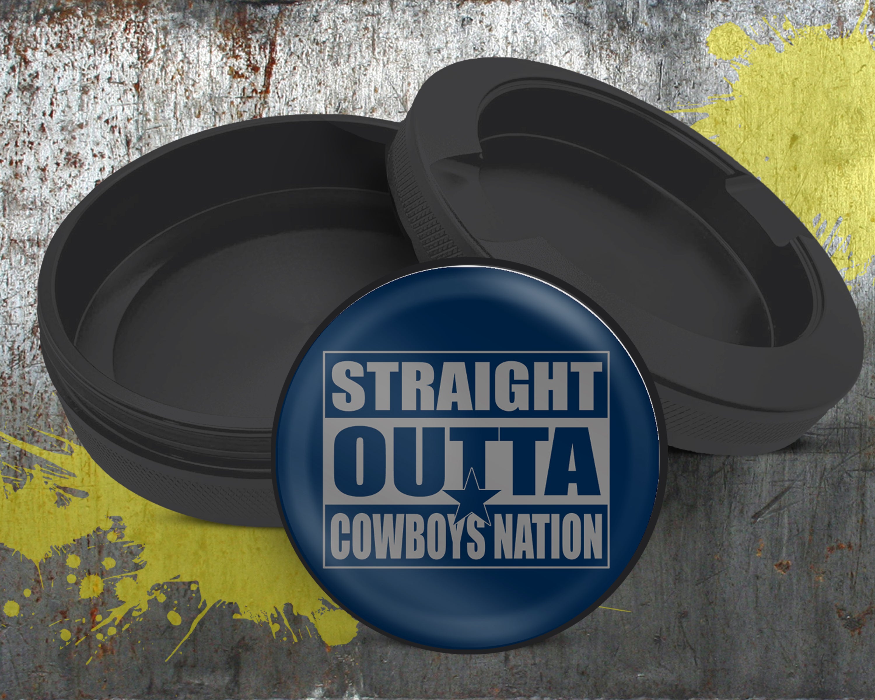 Straight Outta Cowboys Nation Snus Storage Case Bottle Opener
