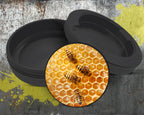 Bees on A Honeycomb Snus Storage Case Bottle Opener