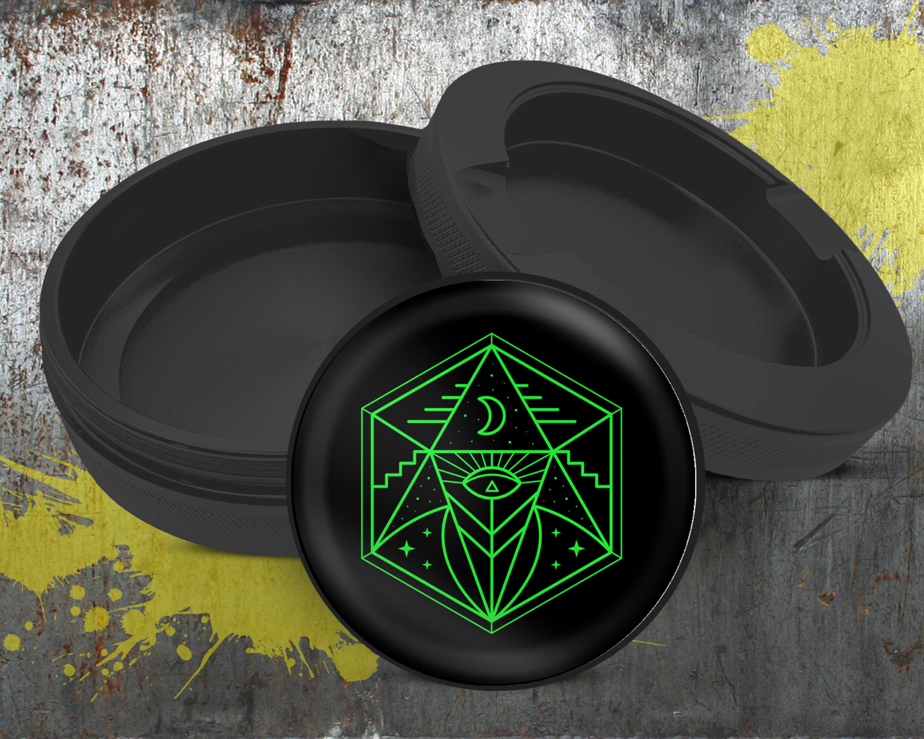 Eye Of Providence Snus Storage Case Bottle Opener