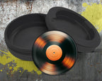 Orange Vinyl Record Snus Storage Case Bottle Opener