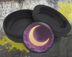 Crescent Moon in Dreamy Night Sky Snus Storage Case Bottle Opener