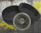 Celtic Moon Tree Sigil Snus Storage Case Bottle Opener