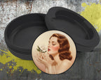 Vintage Rose Scented Beauty Snus Storage Case Bottle Opener