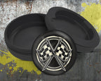 Racing Checkered Flag Snus Storage Case Bottle Opener