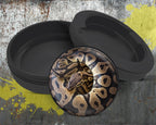 Ball Python Snake Coiled Up Snus Storage Case Bottle Opener
