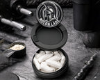 Snus Storage Case Molon Labe Spartan Helmet Black