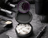 Snus Storage Case Purple Crescent Moon and Stars Black