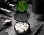 Snus Storage Case Golden Hamsa Hand Black