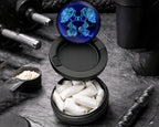 Snus Storage Case Gemini Zodiac Sign Black