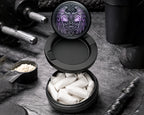 Snus Storage Case Celestial Wings Knotwork Crest Black