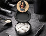 Snus Storage Case Anime Retro Pin-Up Girl with Long Hair and Tattoos Black