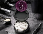 Snus Storage Case Purple Cat Lover Black