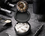 Snus Storage Case Ball Python Snake Coiled Up Black
