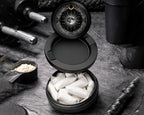 Snus Storage Case Lunar Bloom Celestial Circle Black