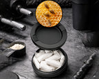 Snus Storage Case Bees on A Honeycomb Black