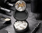 Snus Storage Case Steampunk Clockwork Black