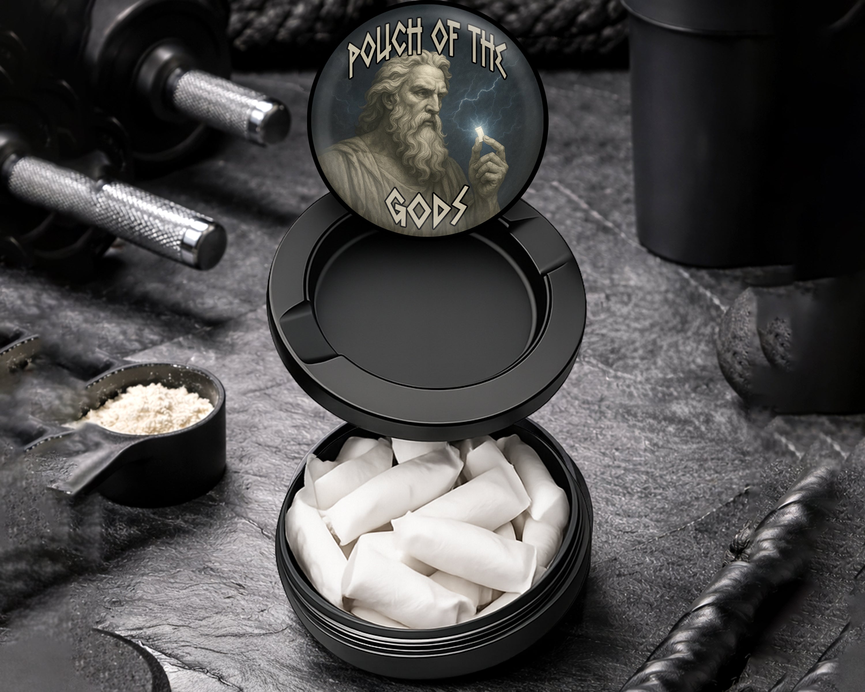 Snus Storage Case Pouch Of The Gods Black