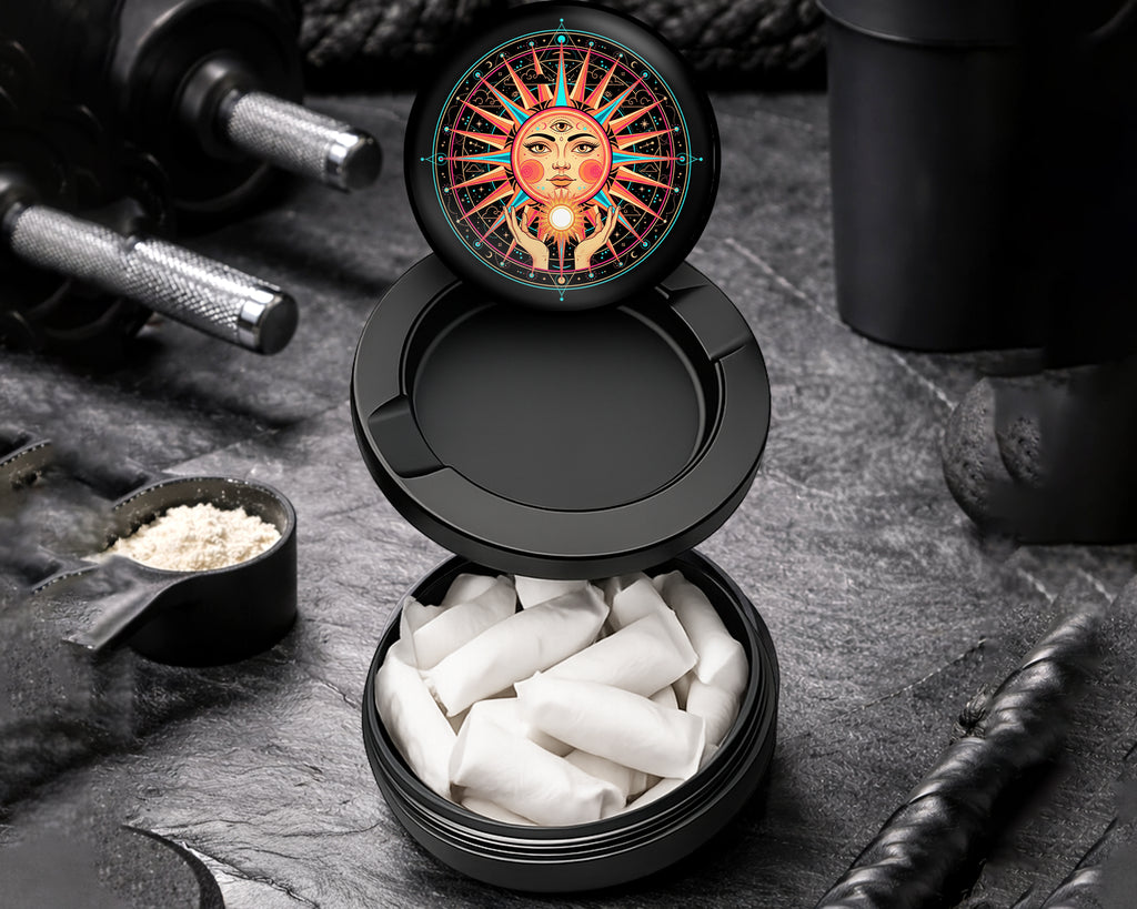 Snus Storage Case Third Eye Solar Goddess Black