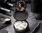 Snus Storage Case Glamorous Art Deco Flapper Black