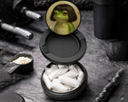 Snus Storage Case Cute Frog with Bob Haircut Meme Black