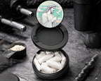 Snus Storage Case Jesus With Cig Vaporwave Black