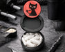 Snus Storage Case Retro Cat Minimalist Black